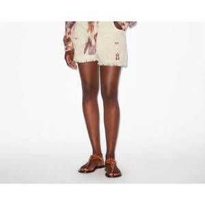 NEW ISABEL MARANT lesia jean shorts in beige